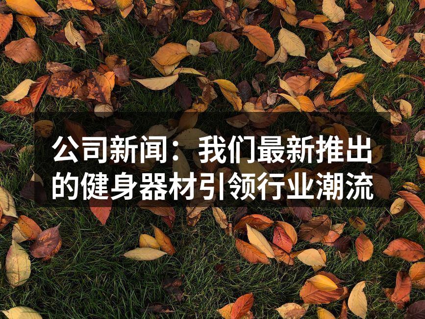 新款健身器材展示